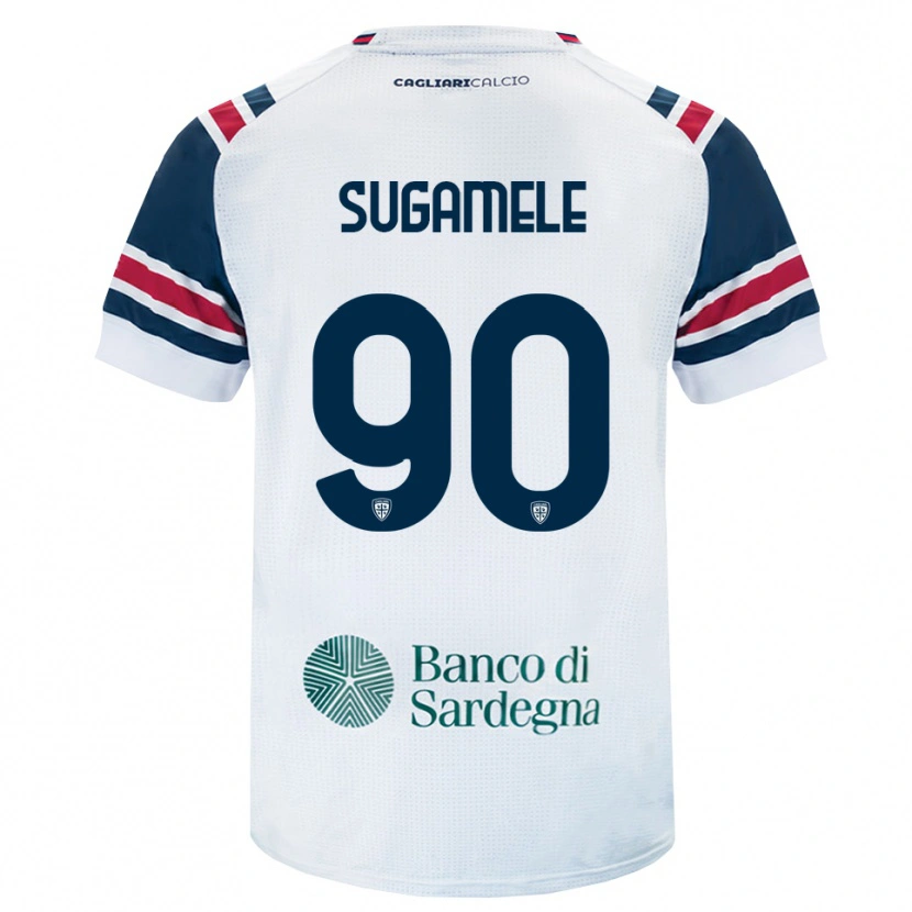 Danxen Kvinder Alessandro Sugamele #90 Hvid Rød Grøn Udebane Spillertrøjer 2026/27 Trøje T-Shirt
