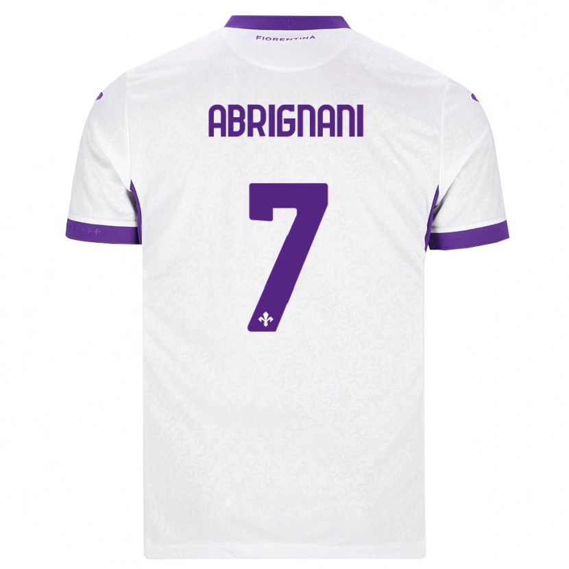 Danxen Kvinder Filippo Abrignani #7 Hvid Lilla Udebane Spillertrøjer 2026/27 Trøje T-Shirt