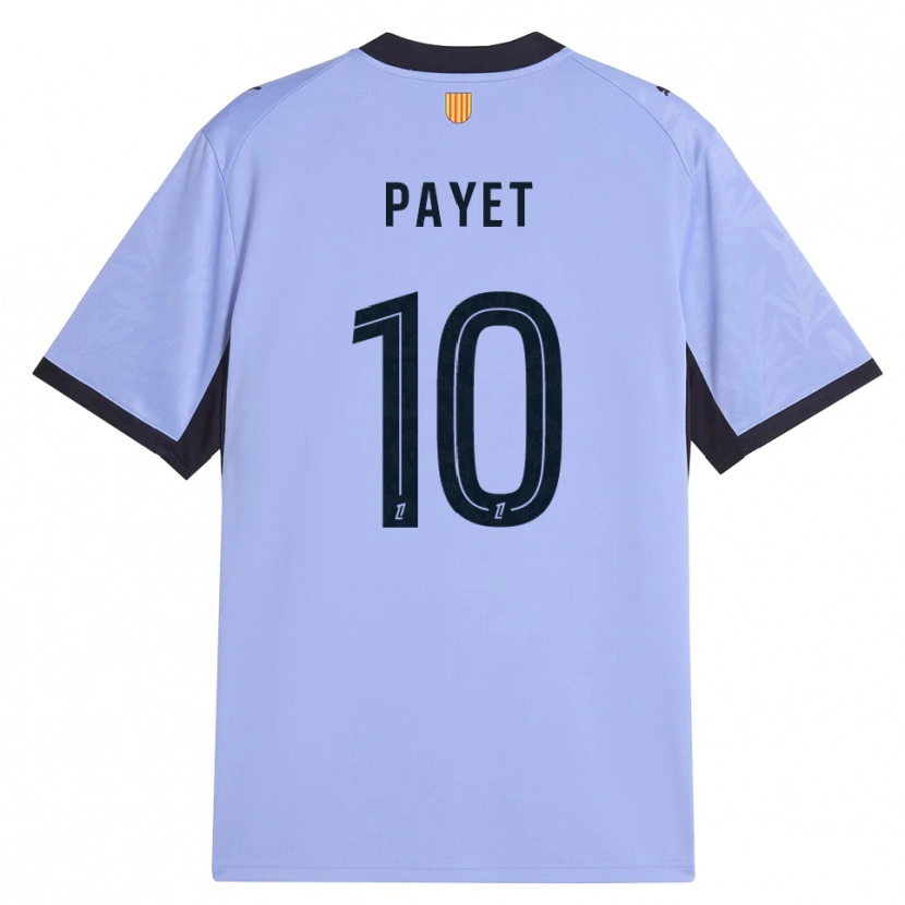 Danxen Kvinder Dimitri Payet #10 Lilla Sort Tredje Sæt Spillertrøjer 2026/27 Trøje T-Shirt