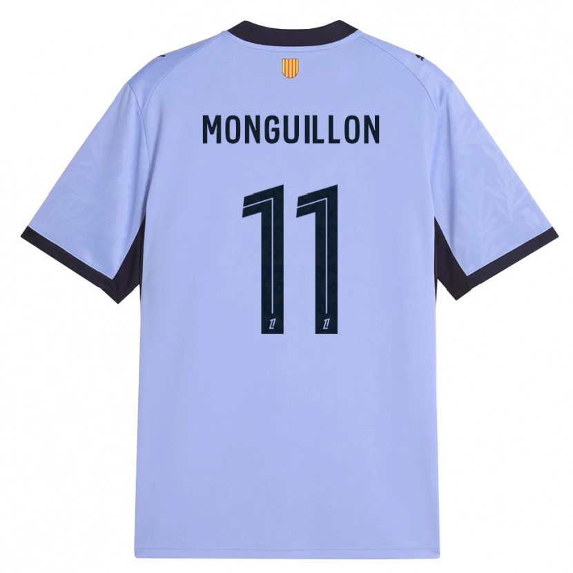 Danxen Kvinder Coralie Monguillon #11 Lilla Sort Tredje Sæt Spillertrøjer 2026/27 Trøje T-Shirt