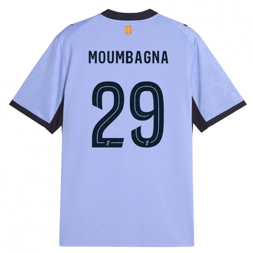 Danxen Kvinder Faris Moumbagna #29 Lilla Sort Tredje Sæt Spillertrøjer 2026/27 Trøje T-Shirt
