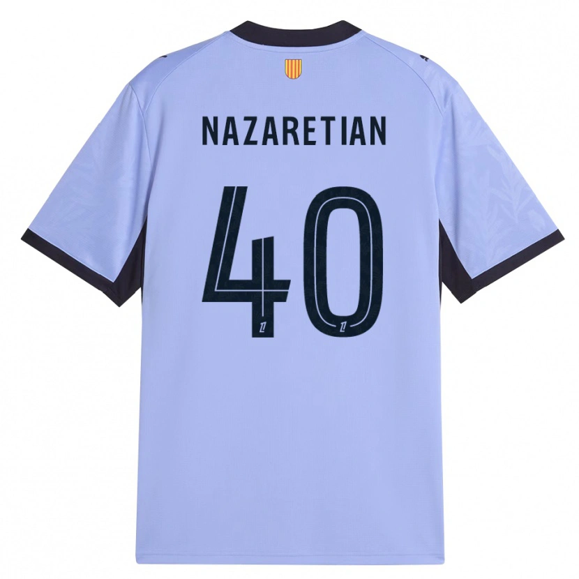 Danxen Kvinder Manuel Nazaretian #40 Lilla Sort Tredje Sæt Spillertrøjer 2026/27 Trøje T-Shirt