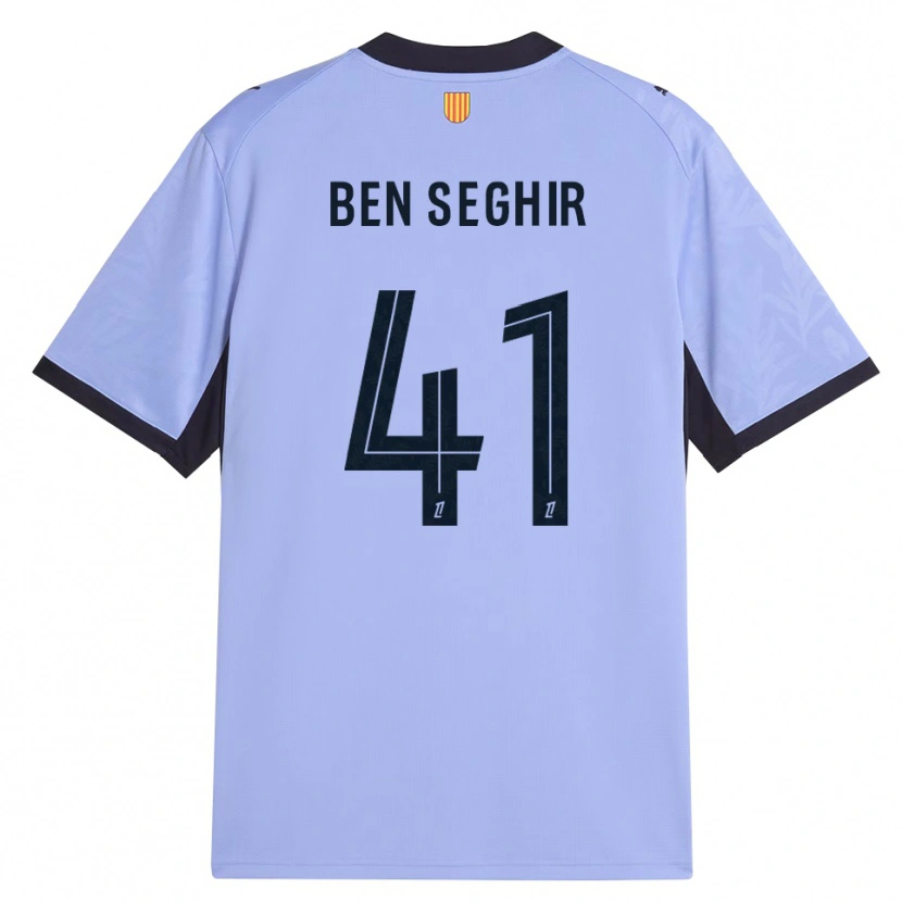 Danxen Kvinder Salim Ben Seghir #41 Lilla Sort Tredje Sæt Spillertrøjer 2026/27 Trøje T-Shirt