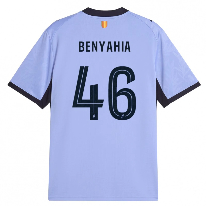 Danxen Kvinder Aylan Benyahia-Tani #46 Lilla Sort Tredje Sæt Spillertrøjer 2026/27 Trøje T-Shirt