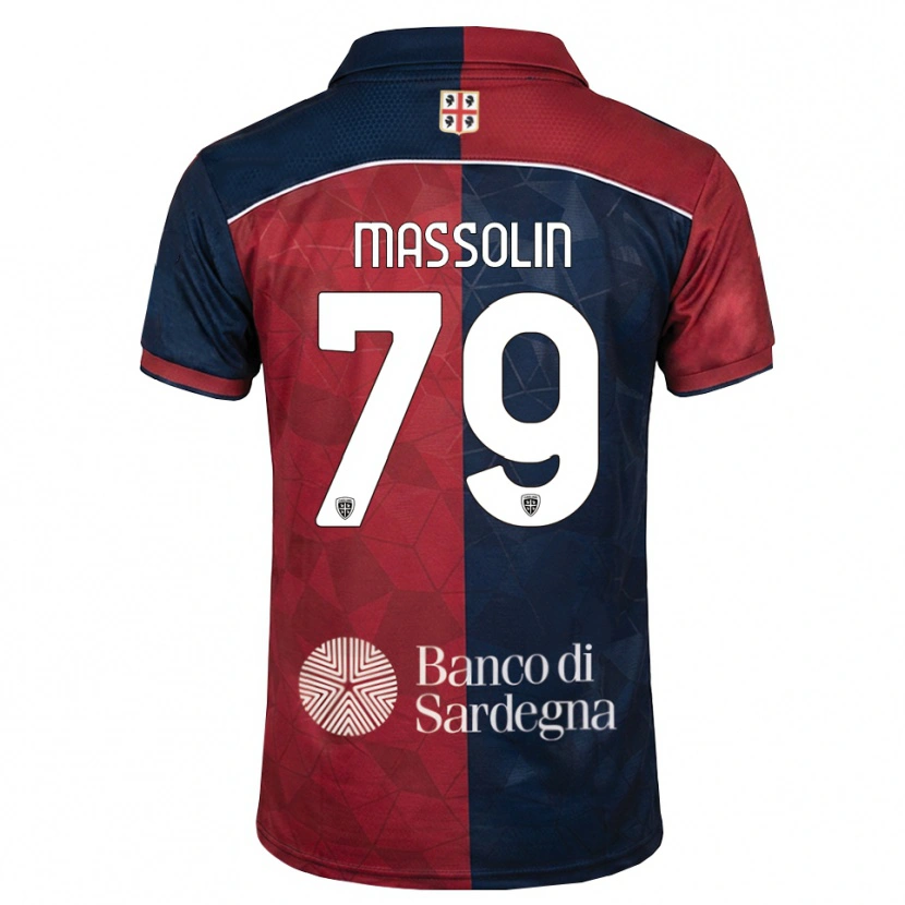 Danxen Kvinder Yanis Massolin #79 Bordeaux Kongelig Blå Hjemmebane Spillertrøjer 2026/27 Trøje T-Shirt