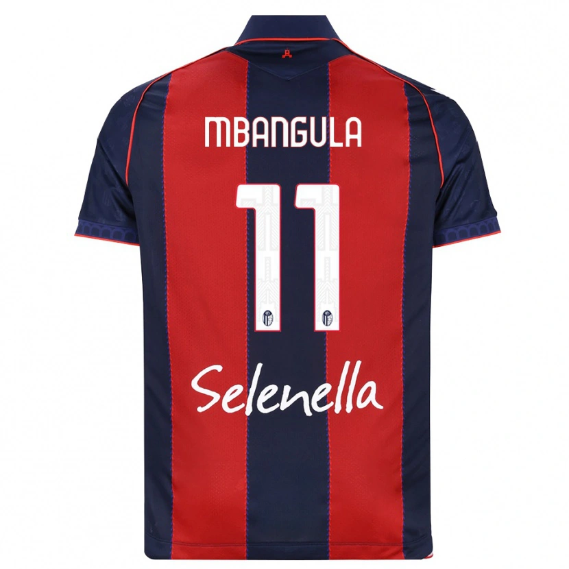 Danxen Kvinder Samuel Mbangula #11 Kongelig Blå Rød Hvid Hjemmebane Spillertrøjer 2026/27 Trøje T-Shirt