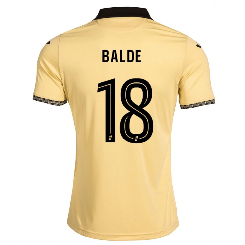 Danxen Kvinder Ibrahima Baldé #18 Navajohvid Sort Udebane Spillertrøjer 2026/27 Trøje T-Shirt