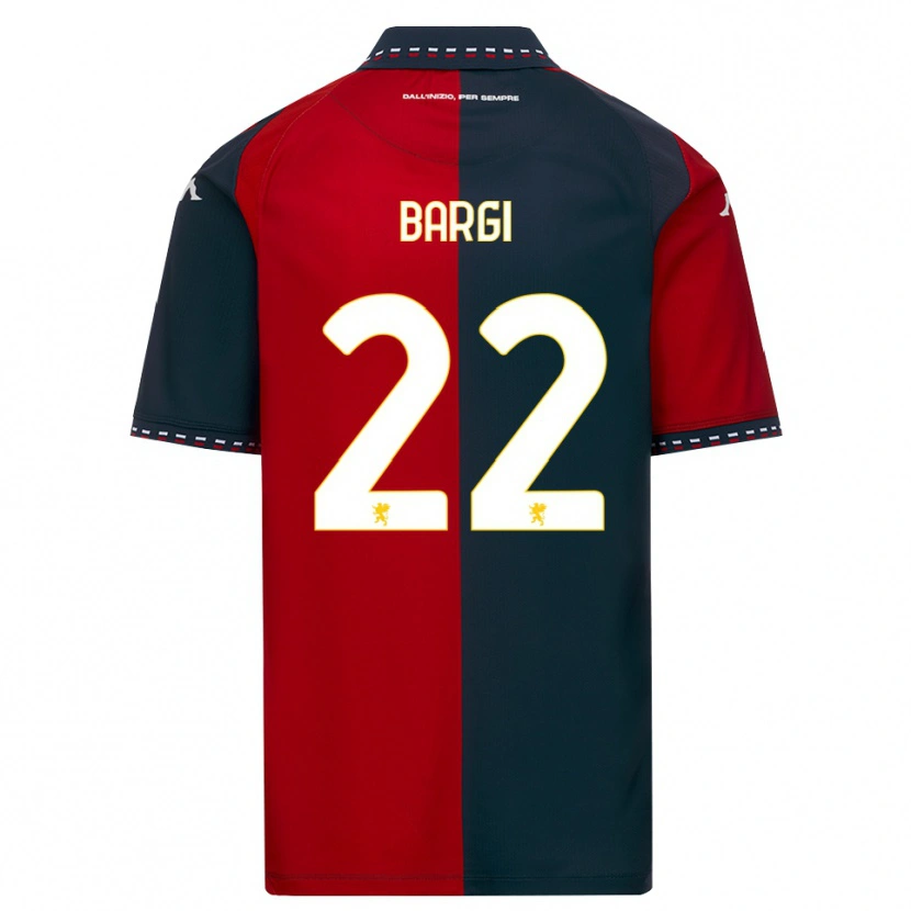 Danxen Børn Caterina Bargi #22 Rød Sort Hvid Hjemmebane Spillertrøjer 2026/27 Trøje T-Shirt