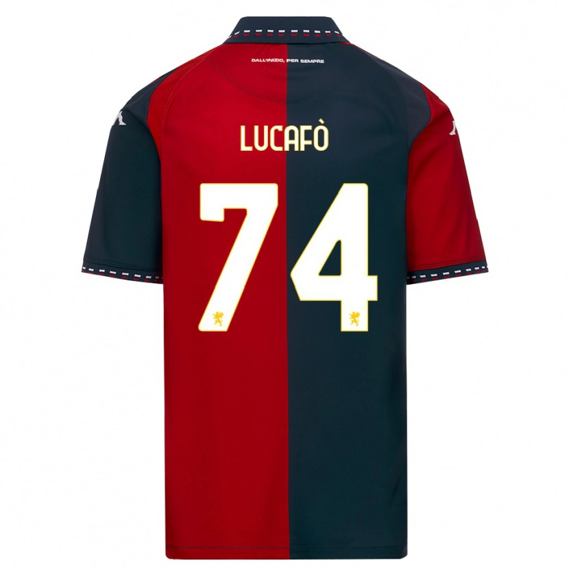 Danxen Børn Sara Lucafò #74 Rød Sort Hvid Hjemmebane Spillertrøjer 2026/27 Trøje T-Shirt