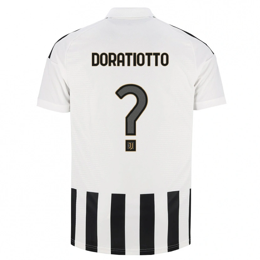 Danxen Børn Giulio Doratiotto #0 Sort Hvid Brun Hjemmebane Spillertrøjer 2026/27 Trøje T-Shirt