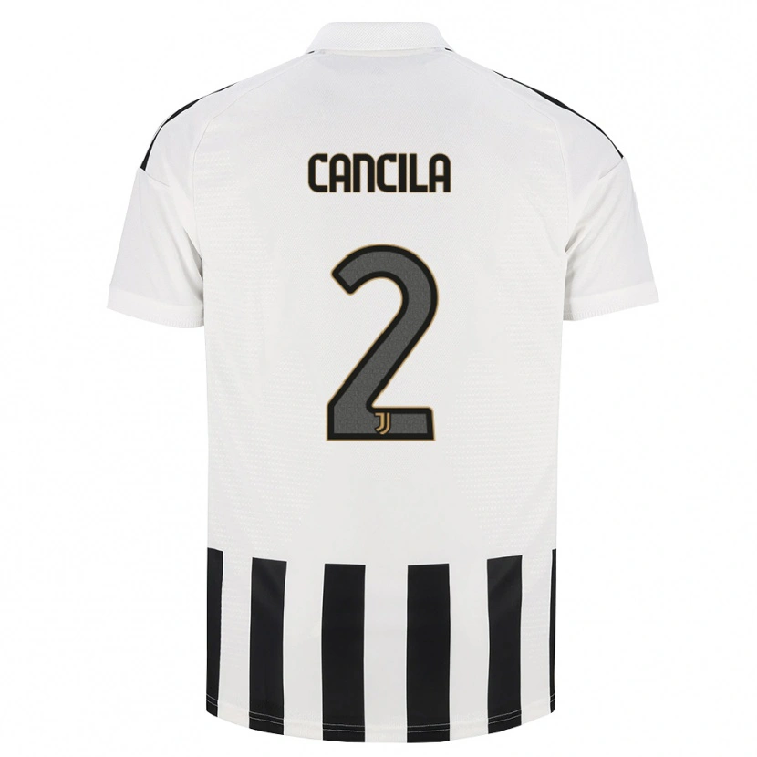 Danxen Børn Lorenzo Cancila #2 Sort Hvid Brun Hjemmebane Spillertrøjer 2026/27 Trøje T-Shirt