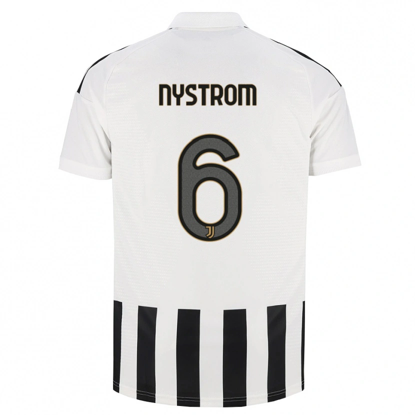 Danxen Børn Paulina Nyström #6 Sort Hvid Brun Hjemmebane Spillertrøjer 2026/27 Trøje T-Shirt