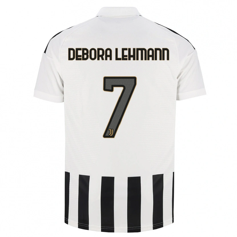 Danxen Børn Alisha Debora Lehmann #7 Sort Hvid Brun Hjemmebane Spillertrøjer 2026/27 Trøje T-Shirt