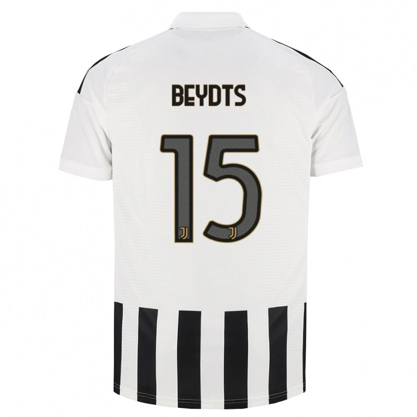 Danxen Børn Antoine Beydts #15 Sort Hvid Brun Hjemmebane Spillertrøjer 2026/27 Trøje T-Shirt