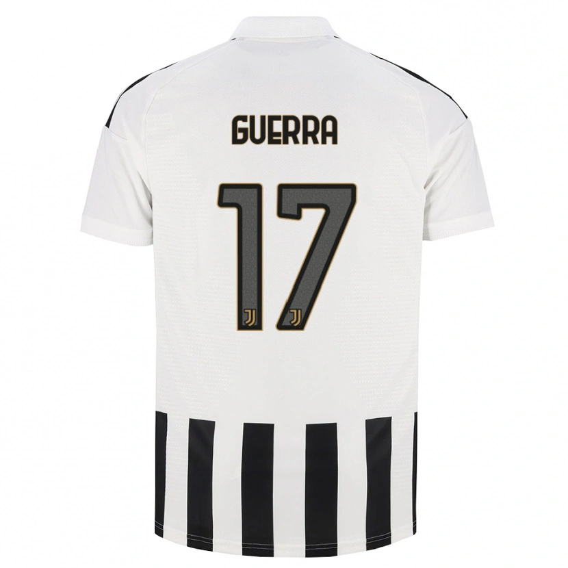 Danxen Børn Simone Guerra #17 Sort Hvid Brun Hjemmebane Spillertrøjer 2026/27 Trøje T-Shirt