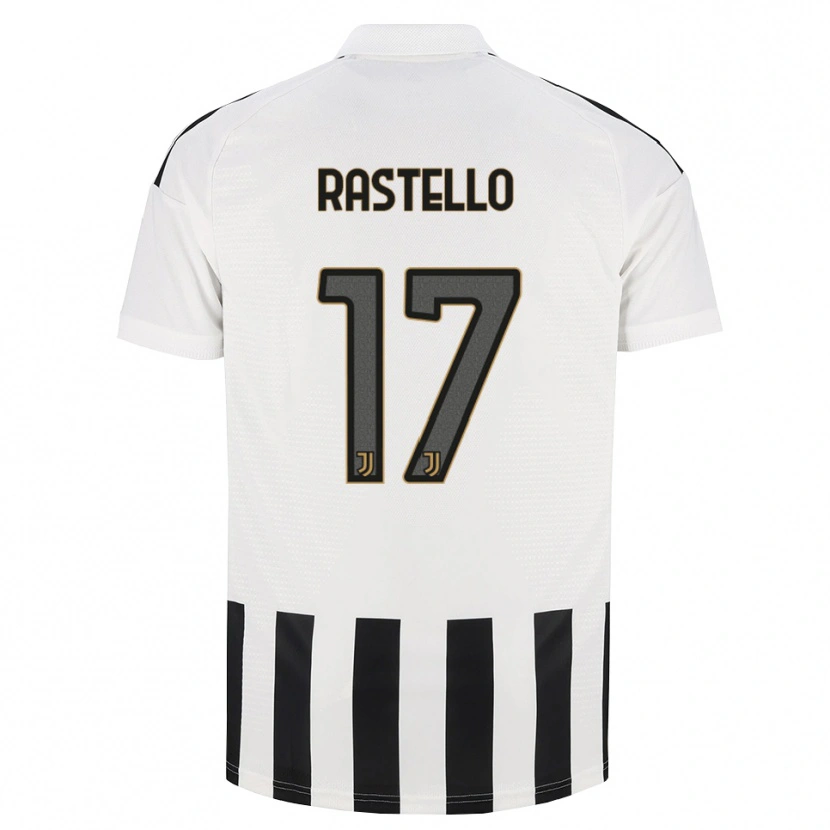 Danxen Børn Edoardo Rastello #17 Sort Hvid Brun Hjemmebane Spillertrøjer 2026/27 Trøje T-Shirt