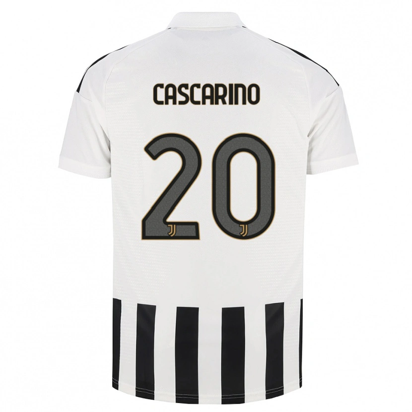 Danxen Børn Estelle Cascarino #20 Sort Hvid Brun Hjemmebane Spillertrøjer 2026/27 Trøje T-Shirt