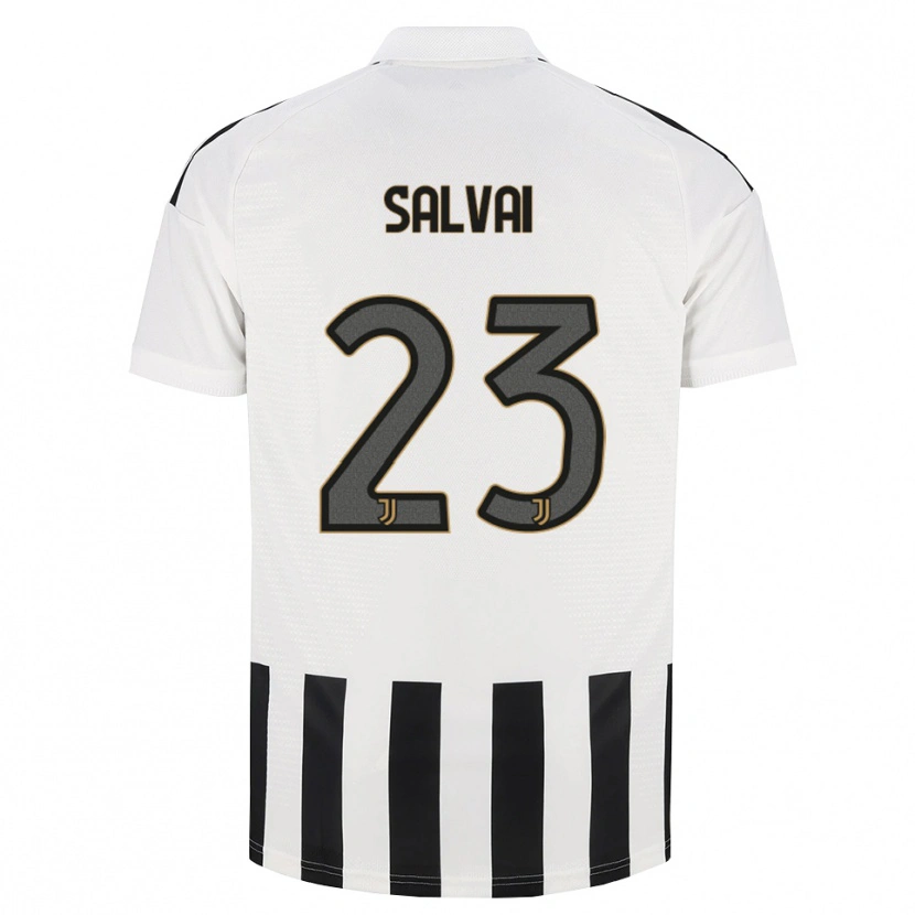 Danxen Børn Cecilia Salvai #23 Sort Hvid Brun Hjemmebane Spillertrøjer 2026/27 Trøje T-Shirt