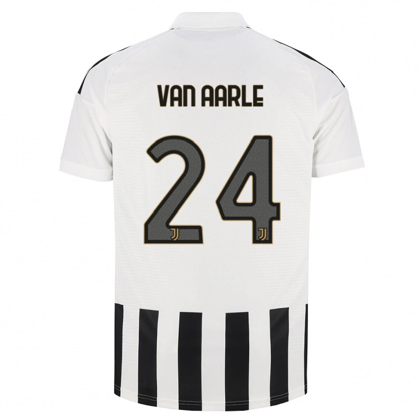 Danxen Børn Shane Van Aarle #24 Sort Hvid Brun Hjemmebane Spillertrøjer 2026/27 Trøje T-Shirt