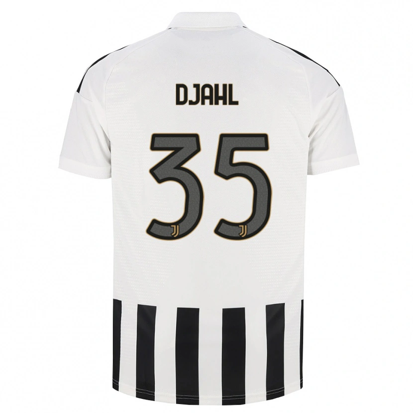 Danxen Børn Rayan Djahl #35 Sort Hvid Brun Hjemmebane Spillertrøjer 2026/27 Trøje T-Shirt