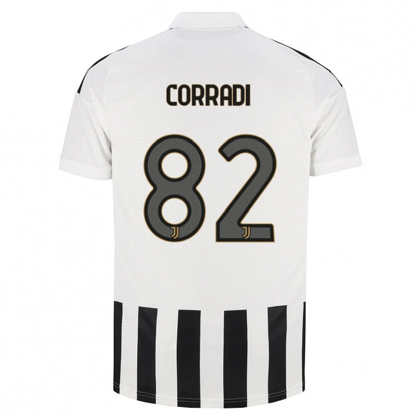 Danxen Børn Christian Corradi #82 Sort Hvid Brun Hjemmebane Spillertrøjer 2026/27 Trøje T-Shirt