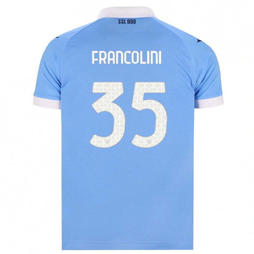 Danxen Børn Alice Francolini #35 Himmelblå Sort Hvid Hjemmebane Spillertrøjer 2026/27 Trøje T-Shirt