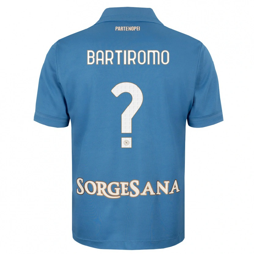 Danxen Børn Niccolo Bartiromo #0 Tågeblå Hvid Hjemmebane Spillertrøjer 2026/27 Trøje T-Shirt