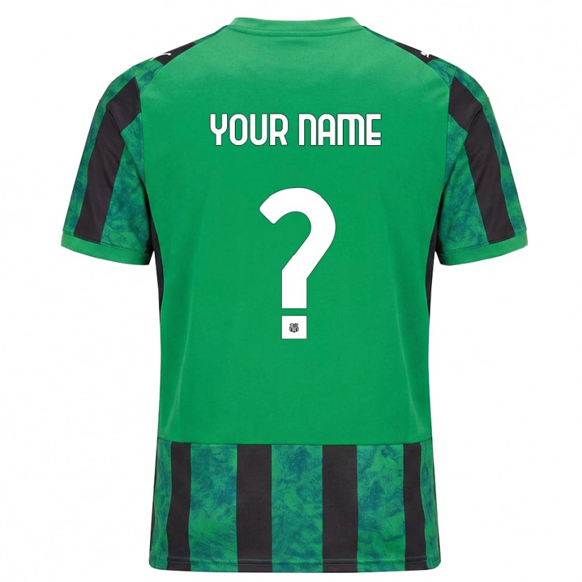 Danxen Børn Dit Navn #0 Grøn Sort Hvid Hjemmebane Spillertrøjer 2026/27 Trøje T-Shirt