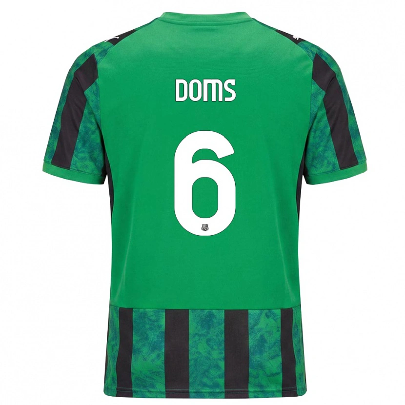 Danxen Børn Maya Doms #6 Grøn Sort Hvid Hjemmebane Spillertrøjer 2026/27 Trøje T-Shirt