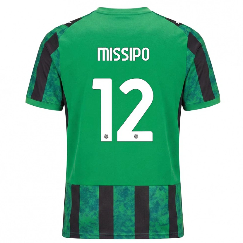 Danxen Børn Kassandra Missipo #12 Grøn Sort Hvid Hjemmebane Spillertrøjer 2026/27 Trøje T-Shirt
