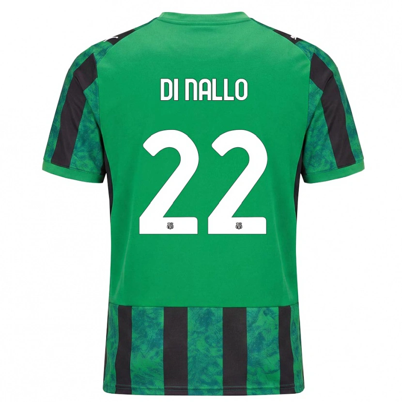 Danxen Børn Erica Di Nallo #22 Grøn Sort Hvid Hjemmebane Spillertrøjer 2026/27 Trøje T-Shirt