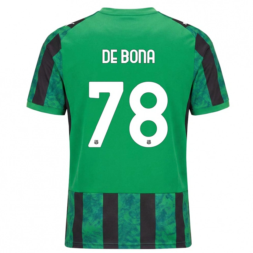Danxen Børn Francesca De Bona #78 Grøn Sort Hvid Hjemmebane Spillertrøjer 2026/27 Trøje T-Shirt