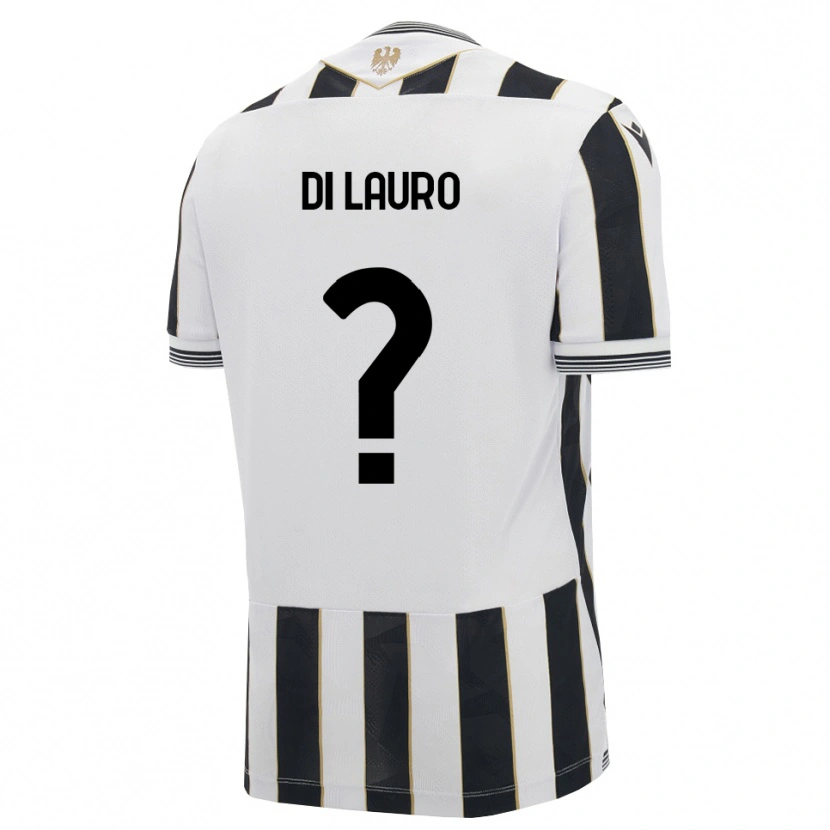 Danxen Børn Rosario Di Lauro #0 Sort Hvid Pink Hjemmebane Spillertrøjer 2026/27 Trøje T-Shirt