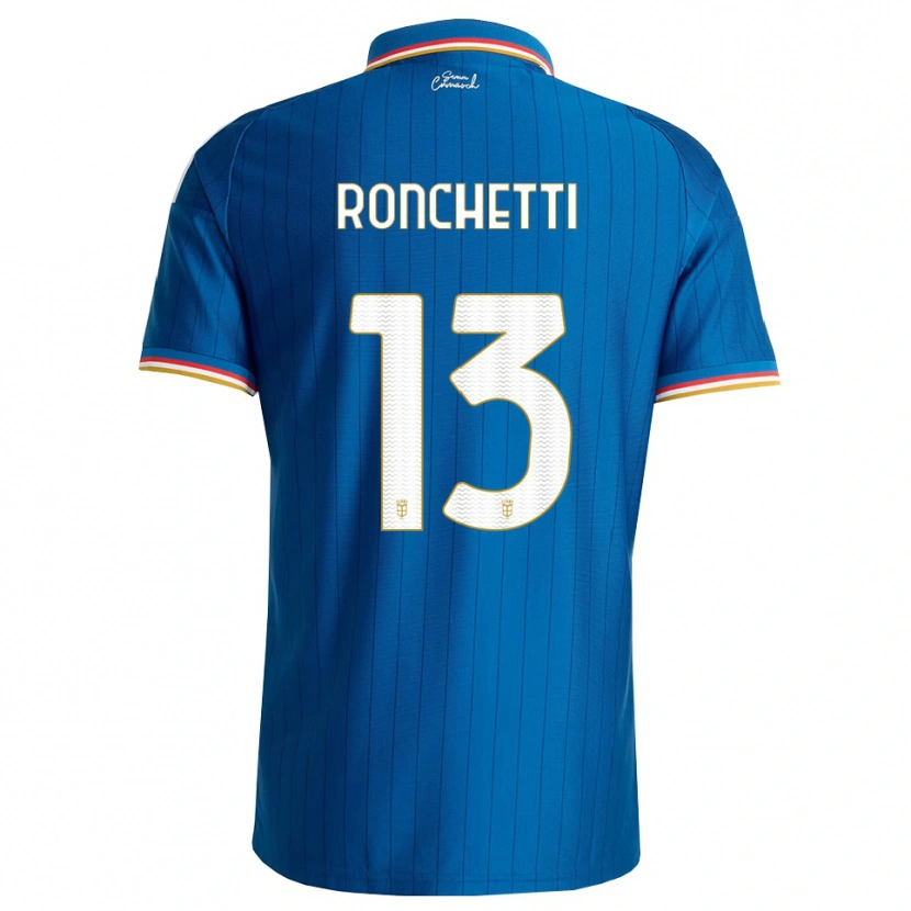 Danxen Børn Fabio Ronchetti #13 Blå Hvid Rød Hjemmebane Spillertrøjer 2026/27 Trøje T-Shirt