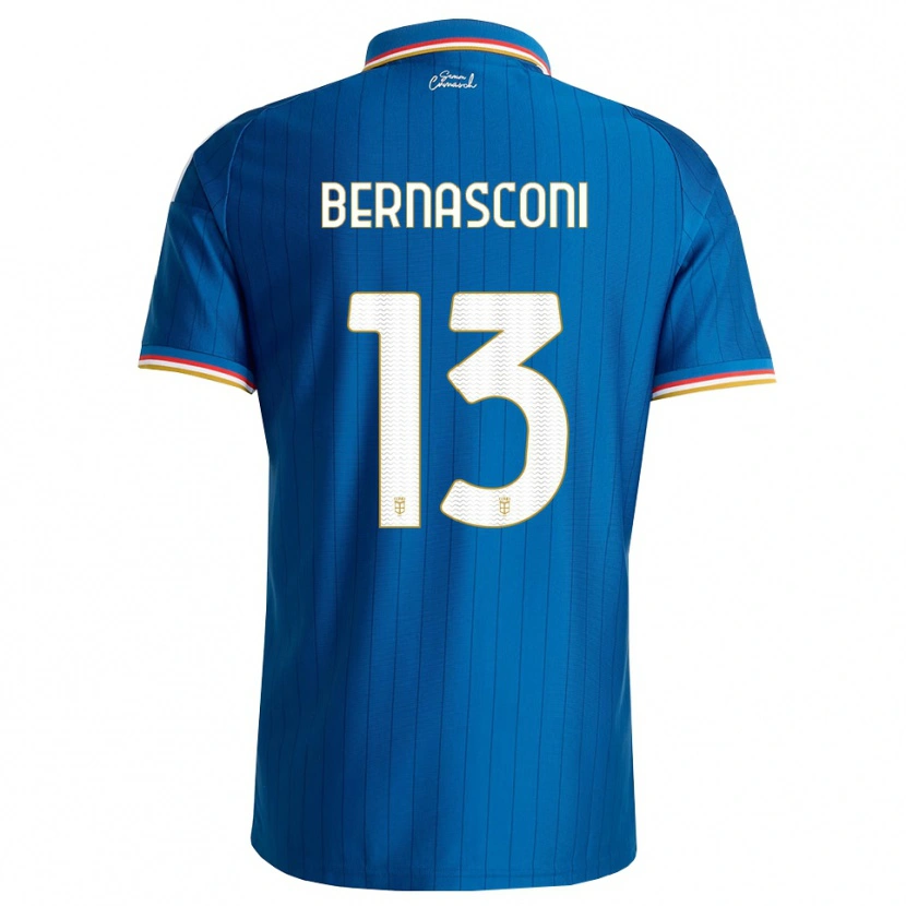 Danxen Børn Enea Bernasconi #13 Blå Hvid Rød Hjemmebane Spillertrøjer 2026/27 Trøje T-Shirt