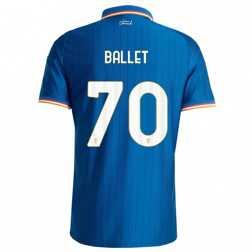 Danxen Børn Samuel Ballet #70 Blå Hvid Rød Hjemmebane Spillertrøjer 2026/27 Trøje T-Shirt