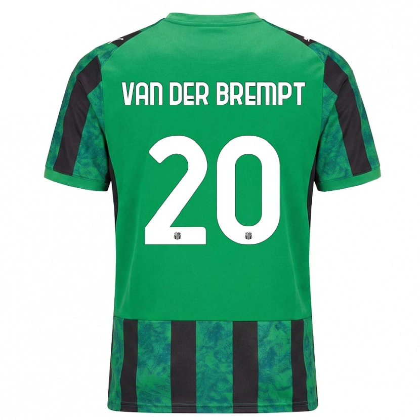 Danxen Børn Ignace Van Der Brempt #20 Grøn Sort Hvid Hjemmebane Spillertrøjer 2026/27 Trøje T-Shirt