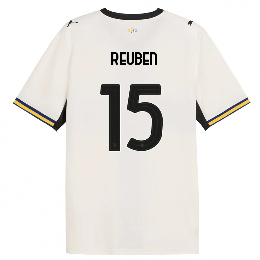 Danxen Børn Success Reuben #15 Off-White Sort Gul Hjemmebane Spillertrøjer 2026/27 Trøje T-Shirt