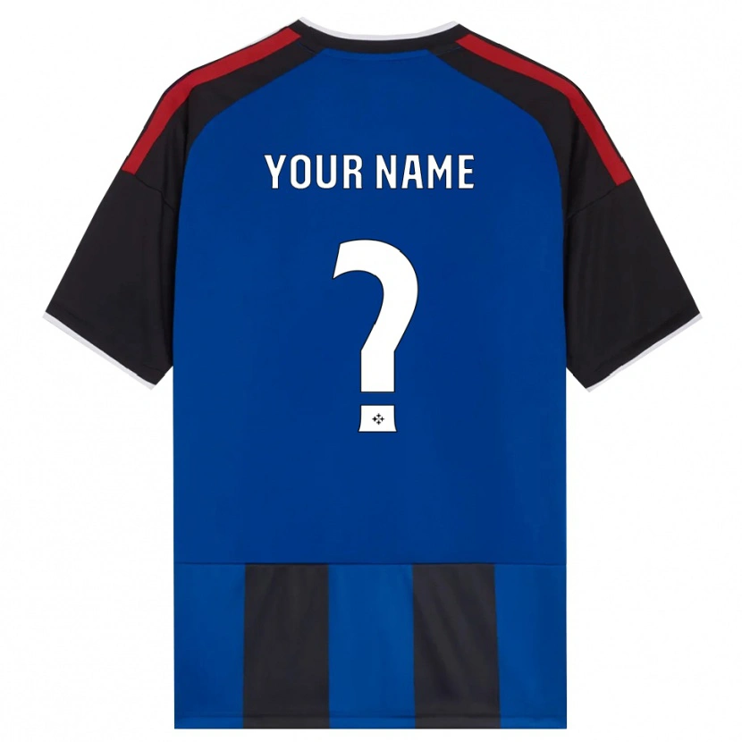 Danxen Børn Dit Navn #0 Sort Rød Hvid Blå Hjemmebane Spillertrøjer 2026/27 Trøje T-Shirt
