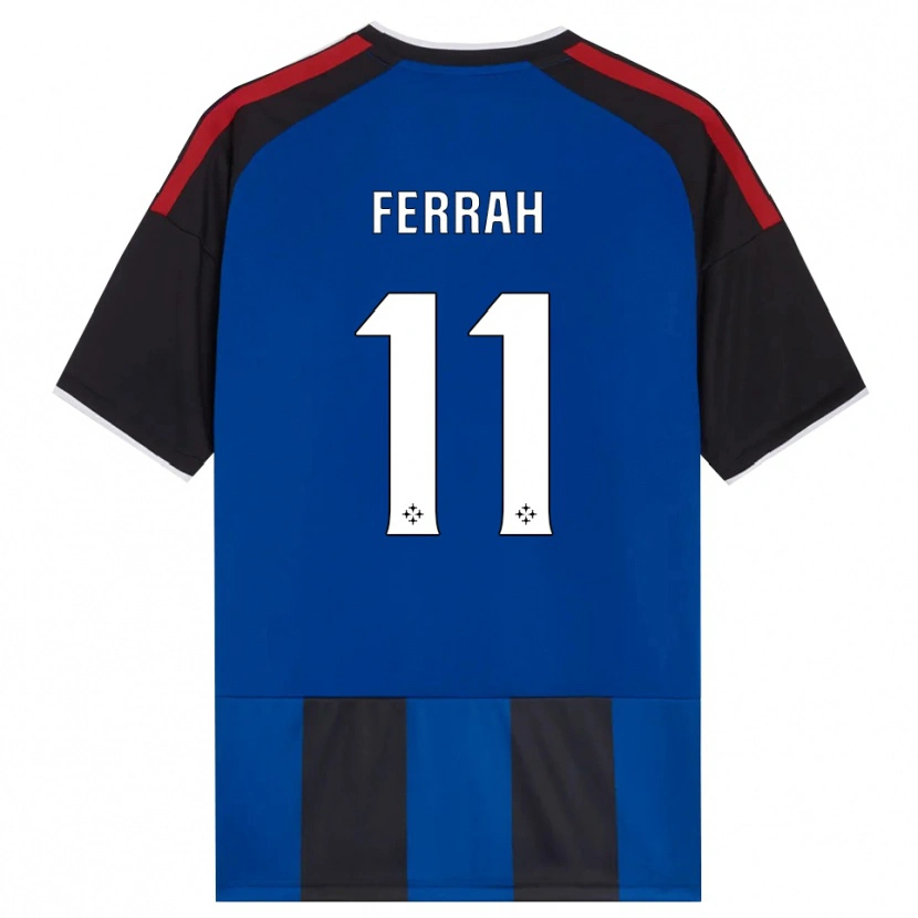 Danxen Børn Ichem Ferrah #11 Sort Rød Hvid Blå Hjemmebane Spillertrøjer 2026/27 Trøje T-Shirt