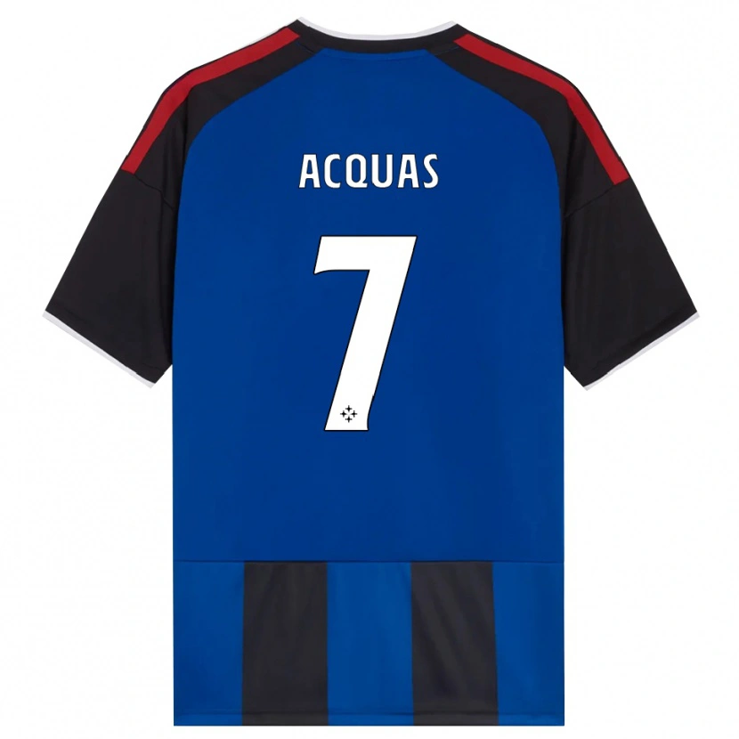Danxen Børn Tommaso Acquas #7 Sort Rød Hvid Blå Hjemmebane Spillertrøjer 2026/27 Trøje T-Shirt