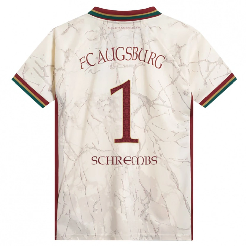 Danxen Børn Luis Schrembs #1 Grøn Ris Hvid Bordeaux Hjemmebane Spillertrøjer 2026/27 Trøje T-Shirt