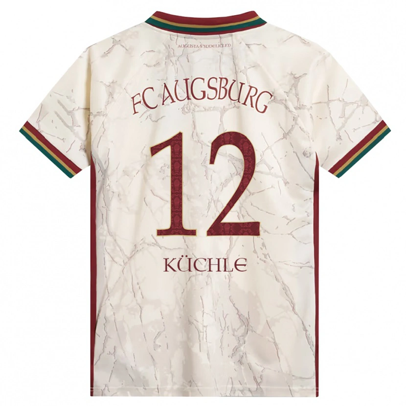 Danxen Børn Jana Küchle #12 Grøn Ris Hvid Bordeaux Hjemmebane Spillertrøjer 2026/27 Trøje T-Shirt
