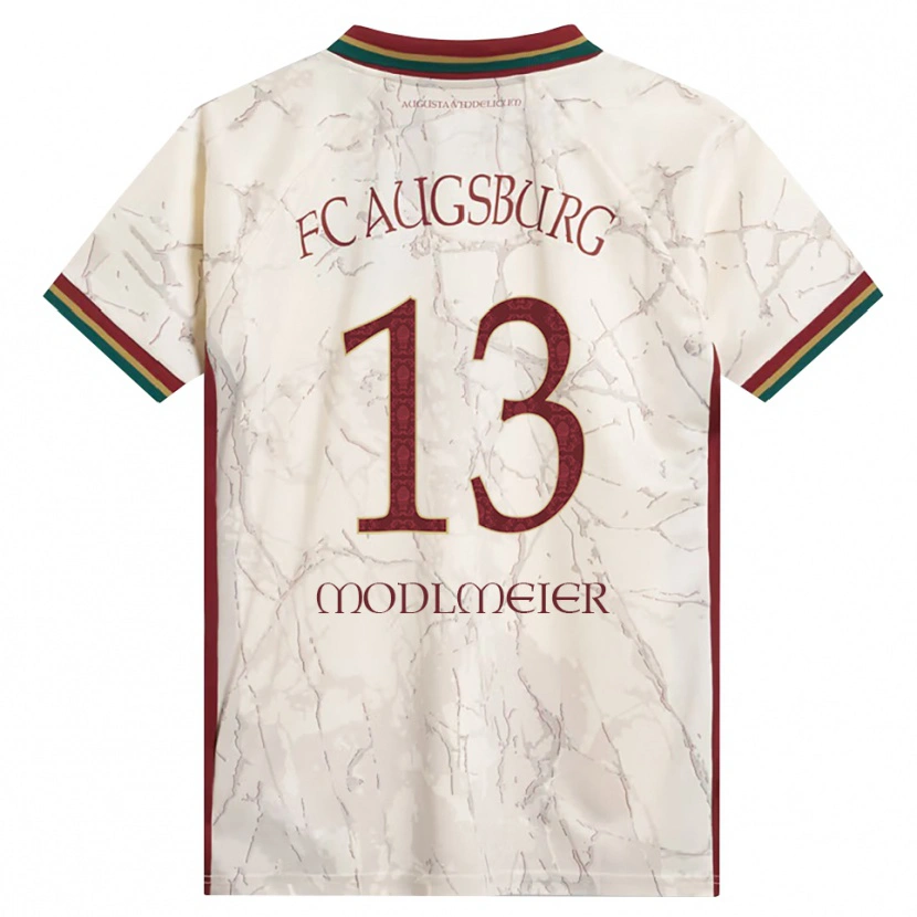 Danxen Børn Benedikt Modlmeier #13 Grøn Ris Hvid Bordeaux Hjemmebane Spillertrøjer 2026/27 Trøje T-Shirt