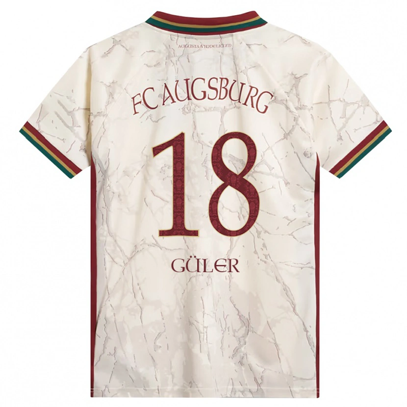 Danxen Børn Mete Güler #18 Grøn Ris Hvid Bordeaux Hjemmebane Spillertrøjer 2026/27 Trøje T-Shirt