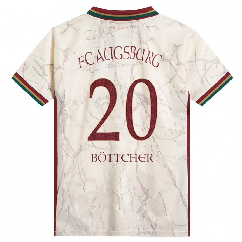 Danxen Børn Antonia Böttcher #20 Grøn Ris Hvid Bordeaux Hjemmebane Spillertrøjer 2026/27 Trøje T-Shirt