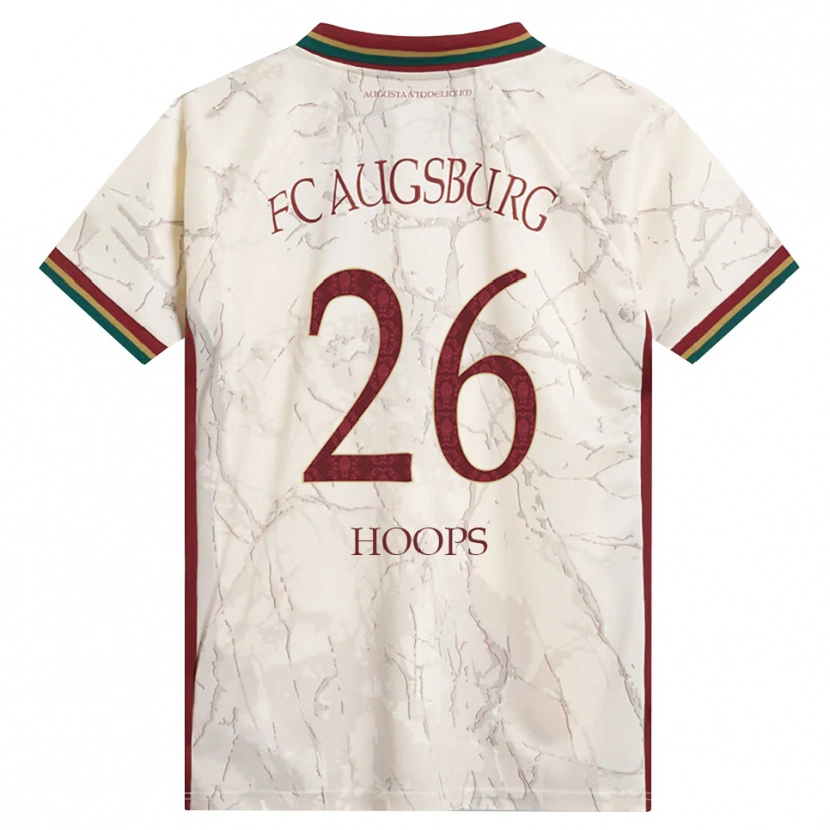 Danxen Børn Tim Hoops #26 Grøn Ris Hvid Bordeaux Hjemmebane Spillertrøjer 2026/27 Trøje T-Shirt