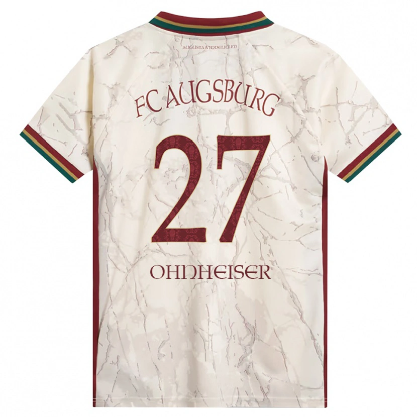 Danxen Børn Nico Ohnheiser #27 Grøn Ris Hvid Bordeaux Hjemmebane Spillertrøjer 2026/27 Trøje T-Shirt