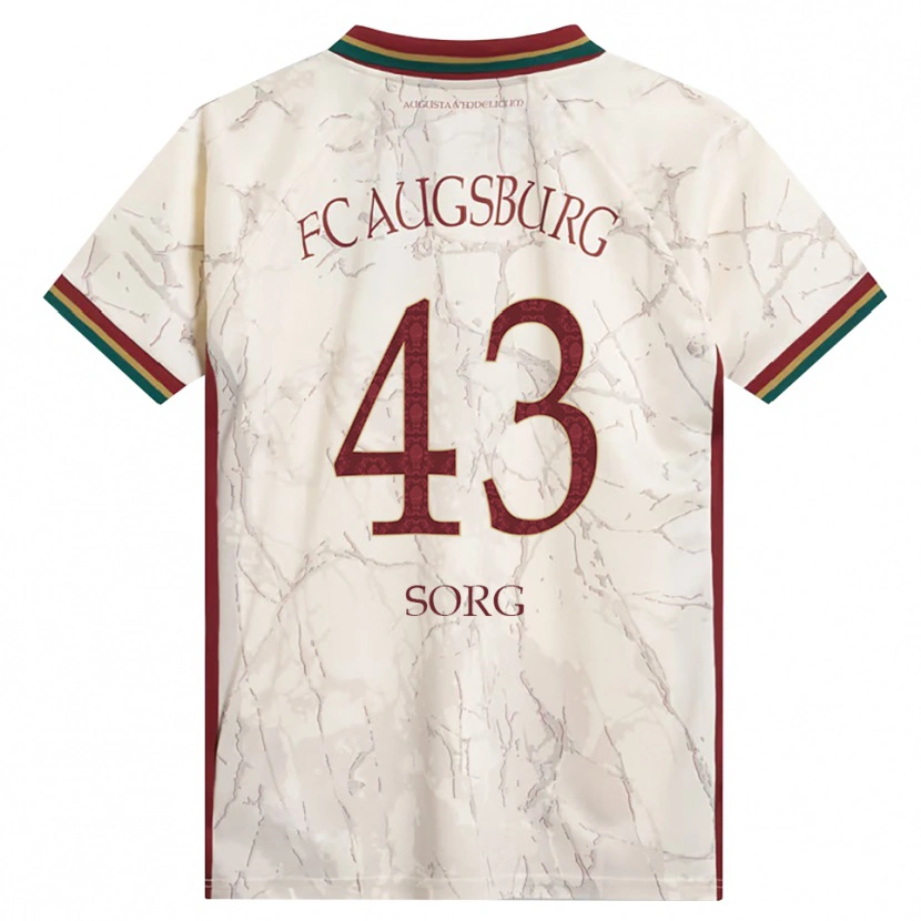 Danxen Børn Oliver Sorg #43 Grøn Ris Hvid Bordeaux Hjemmebane Spillertrøjer 2026/27 Trøje T-Shirt
