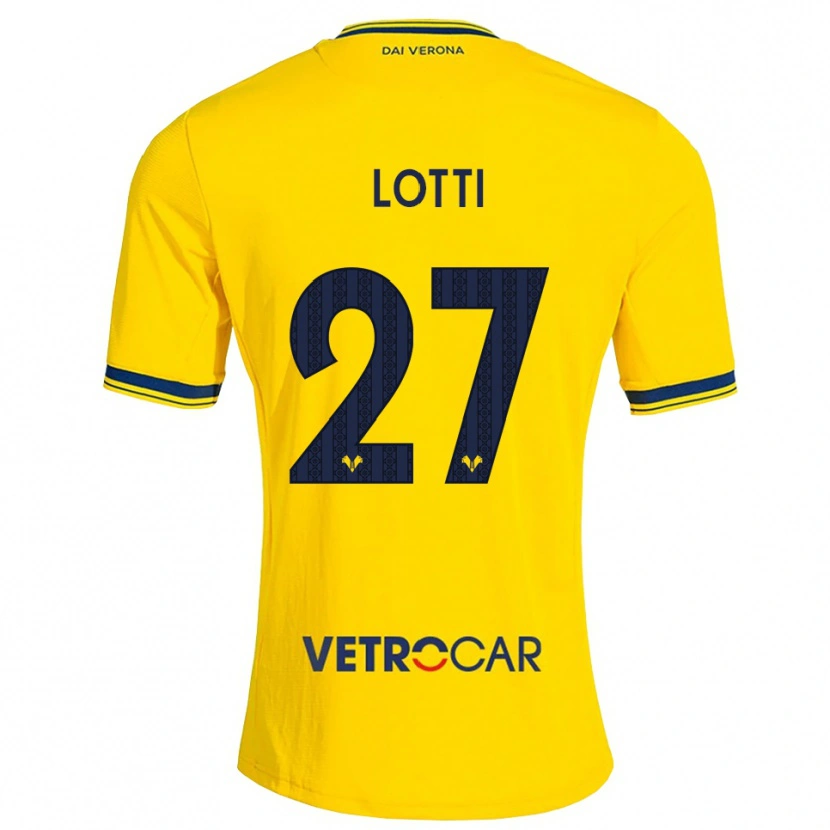 Danxen Børn Irene Lotti #27 Gul Rød Udebane Spillertrøjer 2026/27 Trøje T-Shirt